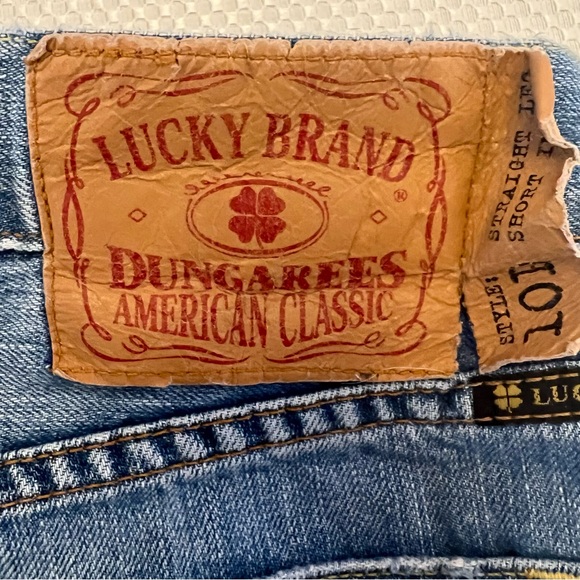 Lucky Brand Straight Leg Short Inseam Light Blue Jeans B8/27 - Picture 7 of 15